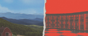 Green mountains and blue skies vs. a data center