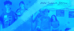 Photos of interns smiling in Food & Water Watch shirts.